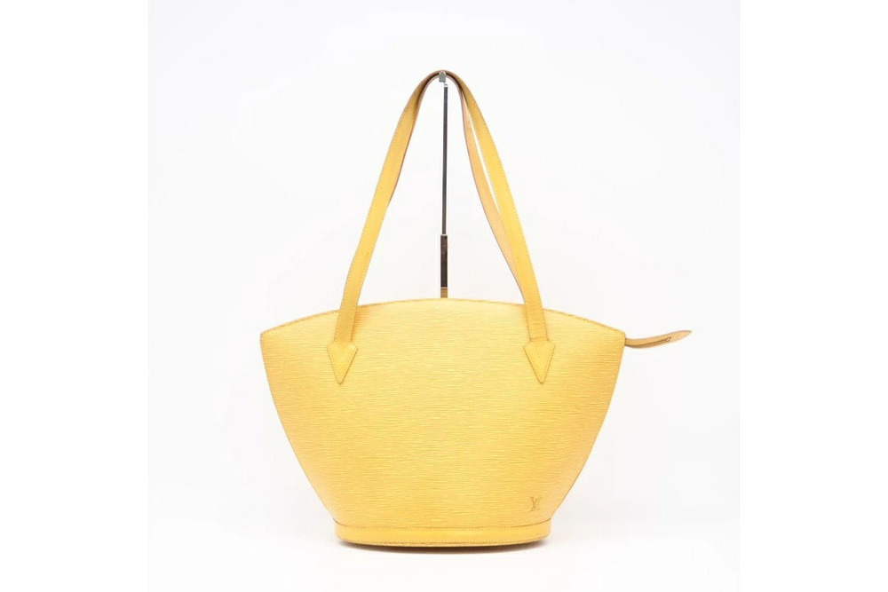 Louis Vuitton Epi Saint Jacques Shopping Handbag Yellow Canvas